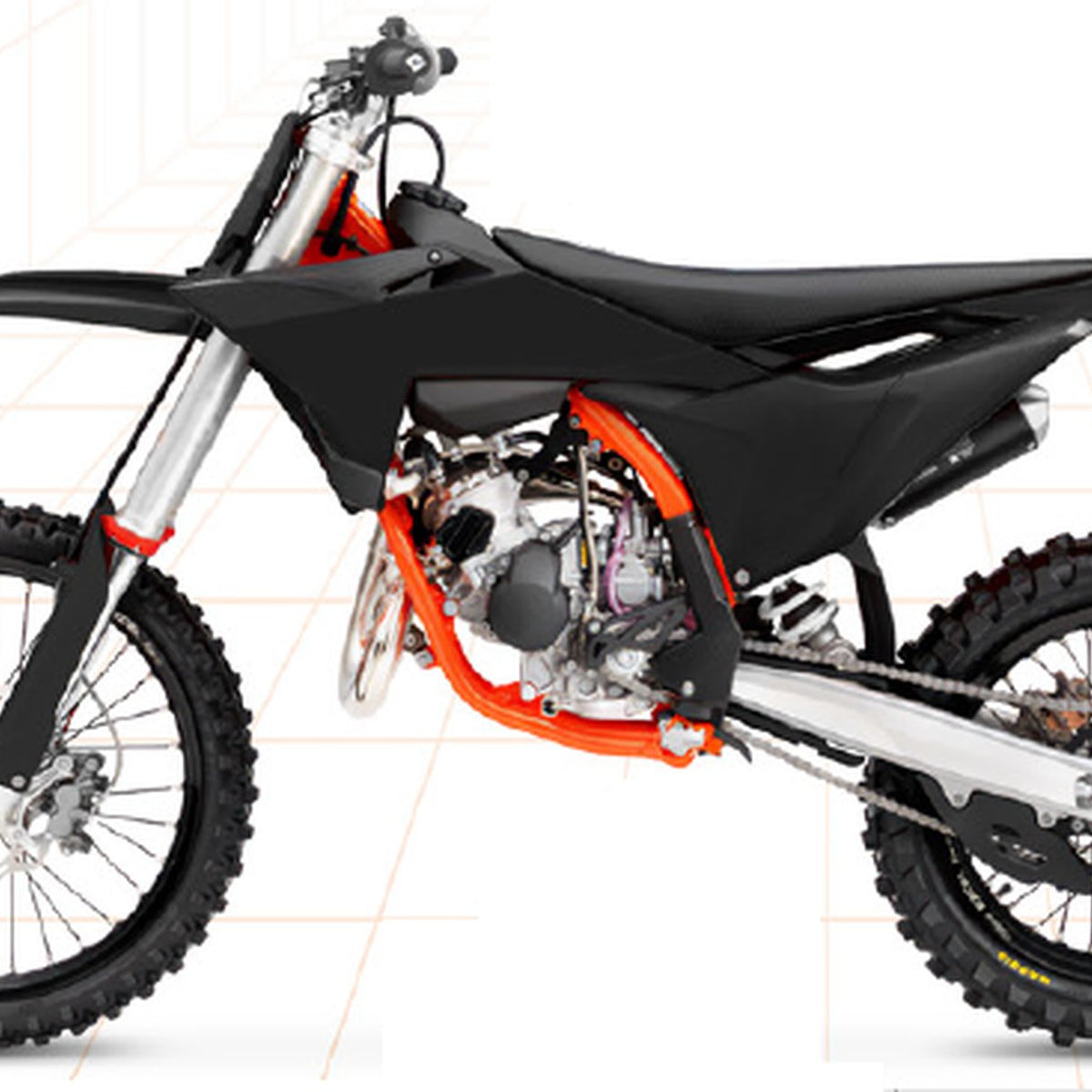 UFO Plasticset Zwart KTM 85 SX 2025-2026