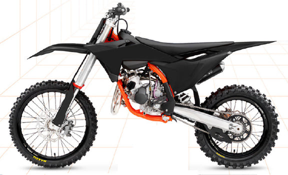 UFO Plasticset Zwart KTM 85 SX 2025-2026