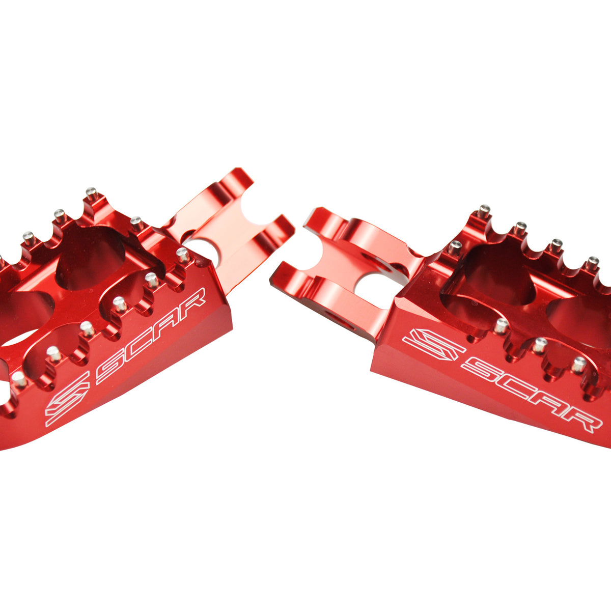 Scar Voetsteunen Kawasaki/Honda 2002-2025 Rood