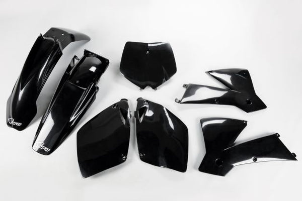 UFO Plasticset Zwart KTM 125 SX/250 SX 2001-2002