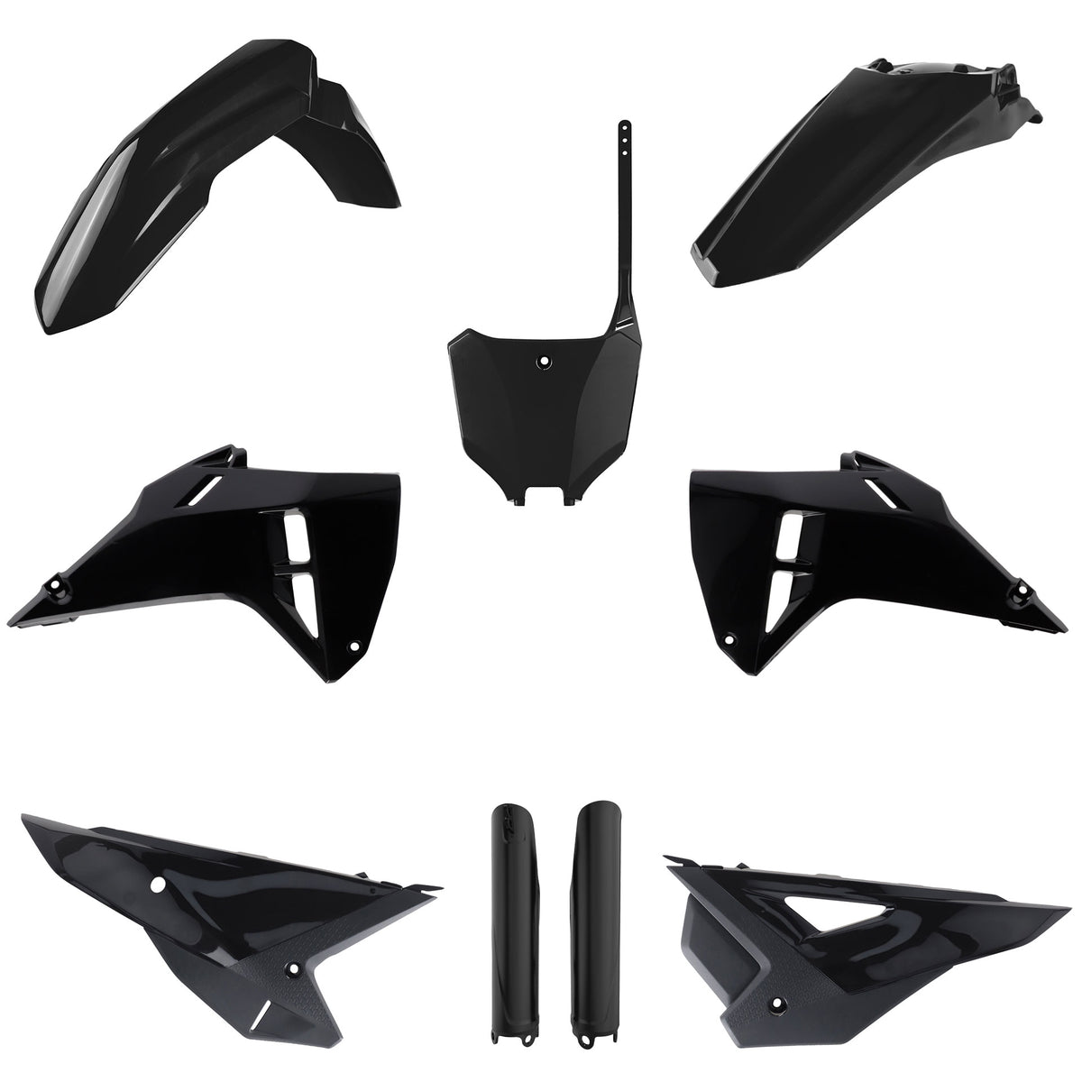 Polisport Plasticset Zwart HONDA CRF250R/CRF450R 2025