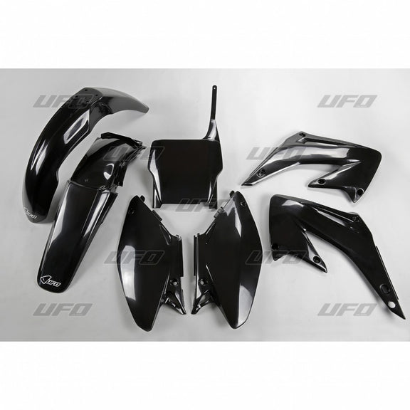 UFO Plasticset Zwart HONDA CR125R/CR250R 2005-2007