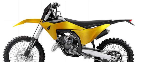 UFO Plasticset Zwart KTM 150 EXC/250 EXC 2024
