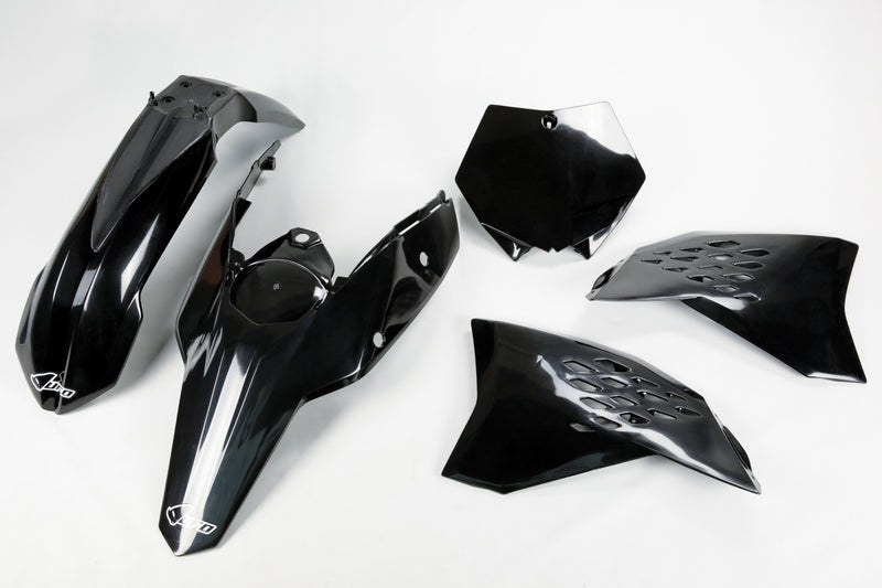 UFO Plasticset Zwart KTM 125 SX/144 SX