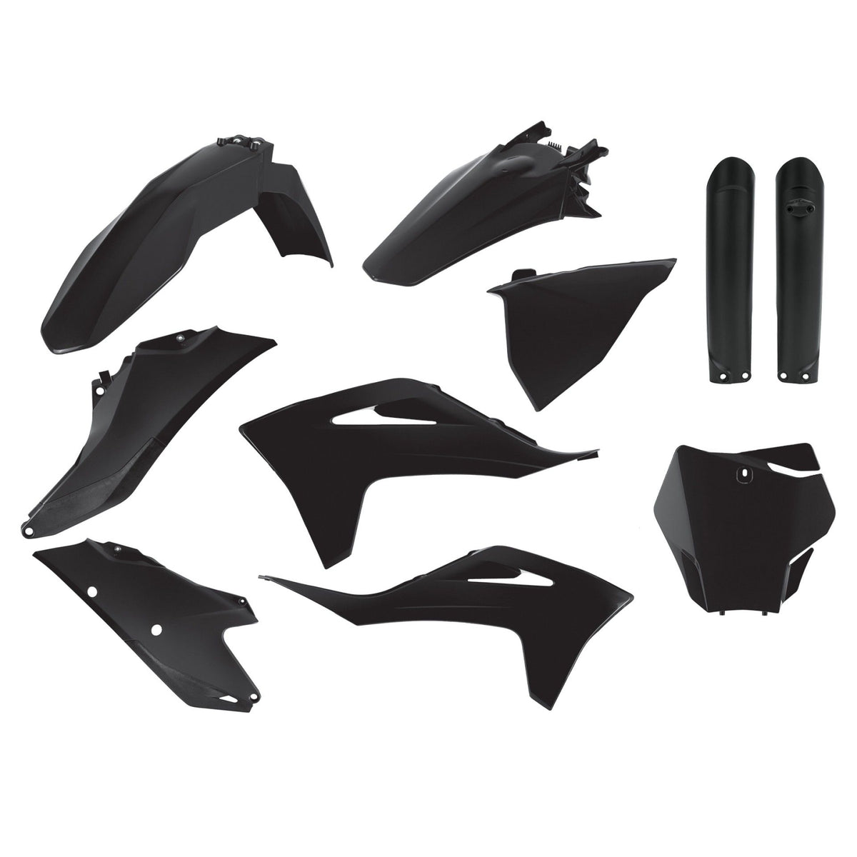 Polisport Plasticset Zwart GAS GAS MC125/MC250 2021-2023