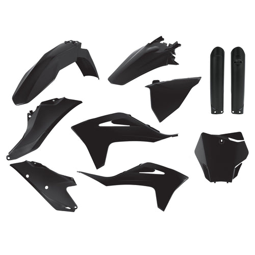 Polisport Kunststoff-Kit Schwarz GasGas MC125/MC250 2021-2023