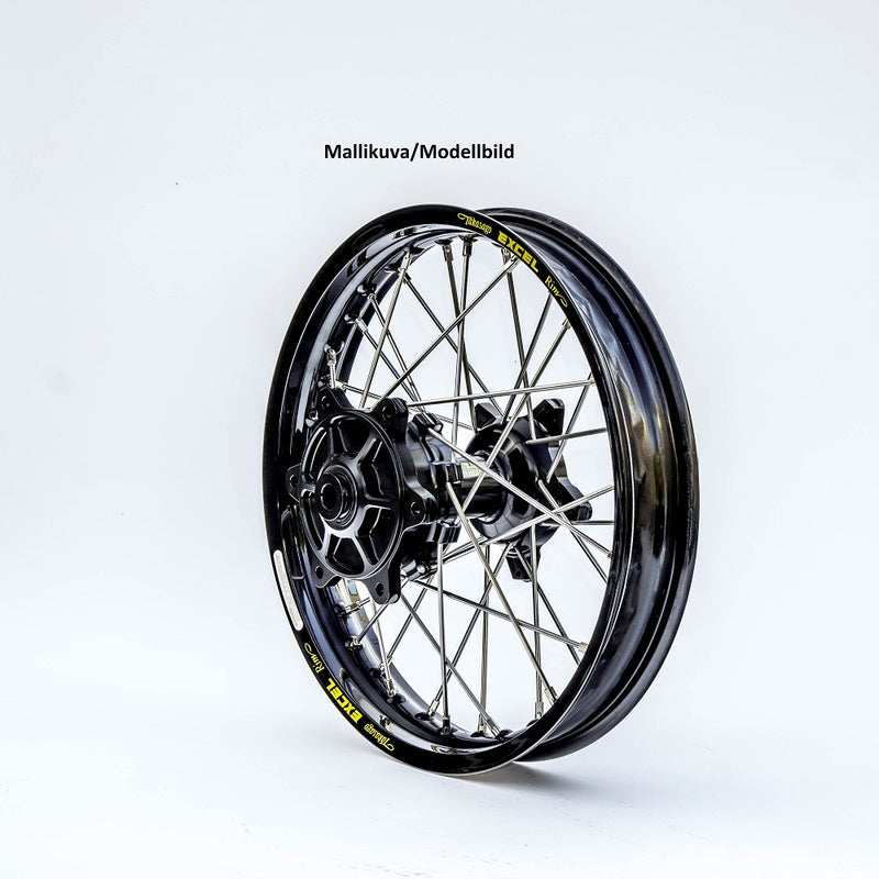 Haan Compleet Wiel 17x3,50 SX&SXF EXC 2003-2021 Velg zwart, Naaf zwart