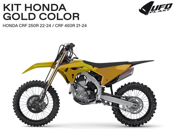 UFO Plasticset Zwart HONDA CRF250R/CRF450R