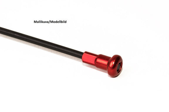 Haan Compleet Wiel 17x4,50 SX&SXF 1995-2023 Velg zwart, Naaf rood