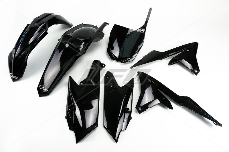 UFO Plasticset Zwart YAMAHA YZ250F/YZ450F
