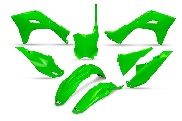 UFO Plasticset Groen Kawasaki KX250F/KX450F 2024-2026