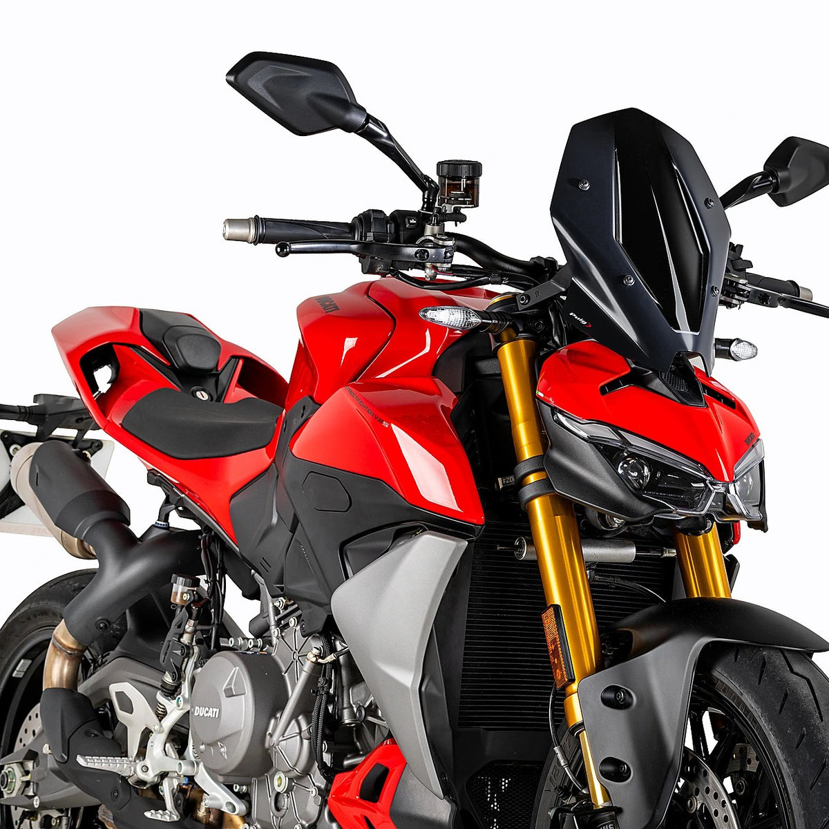 Puig Windscherm New Generation Touring Ducati Streetfi zwart