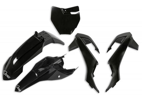UFO Plasticset Zwart KTM 65 SX 2016-2023