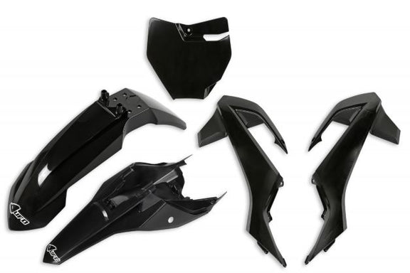 UFO Plasticset Zwart KTM 65 SX 2016-2023