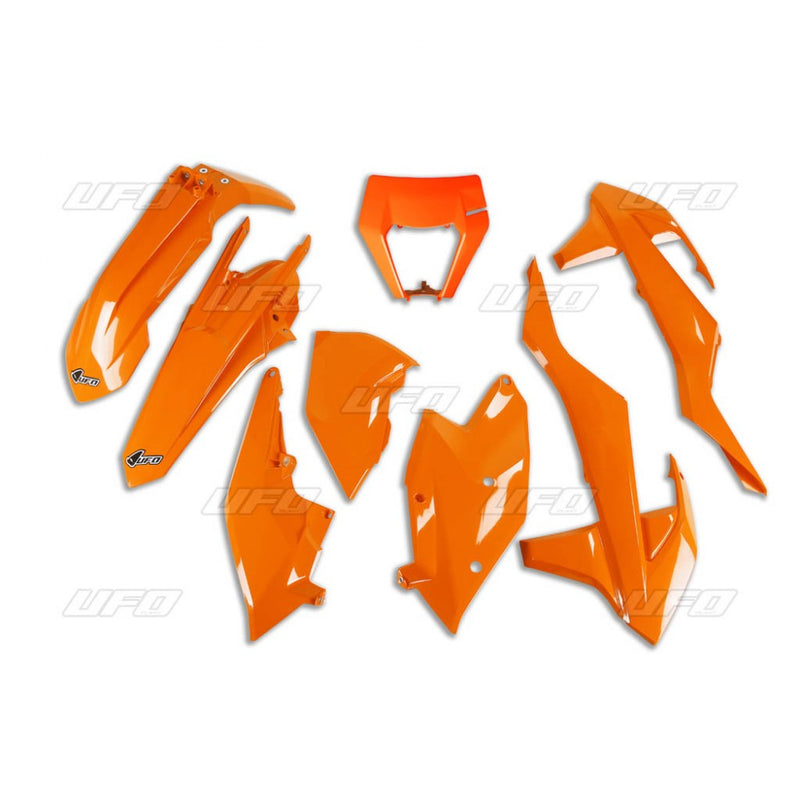 UFO Plasticset Oranje KTM 125 EXC/150 EXC