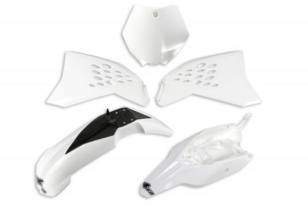 UFO Plastic Kit White KTM 65 SX 2012-2015