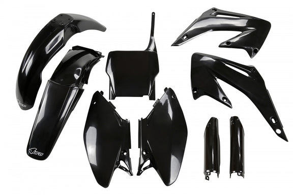 UFO Plasticset Zwart HONDA CR125R/CR250R 2005-2007