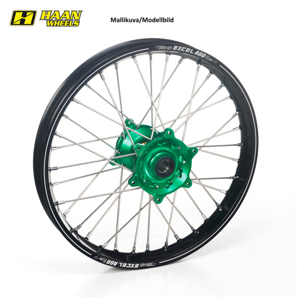 Haan Komplett Rad 19x2,15 Kawasaki KX 250 KXF 450 A60 FELGE 2003-2022 Nabe grün