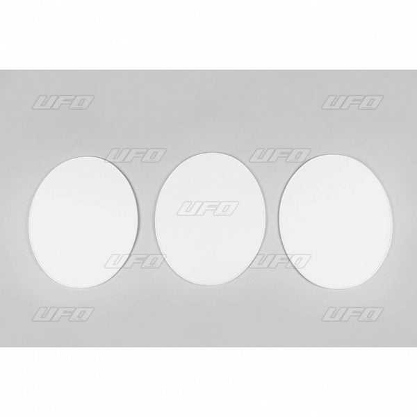 UFO Nummerplaten Wit MX/Enduro 1970 3