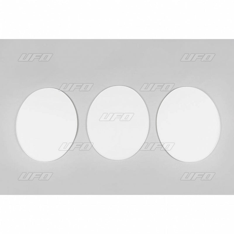 UFO Nummerplaten Wit MX/Enduro 1970 3