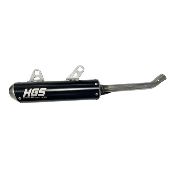HGS Einddemper 2-takt staal zwart Gas Gas MC85 / Husqvarna TC85 / KTM 85 SX 2018-2026