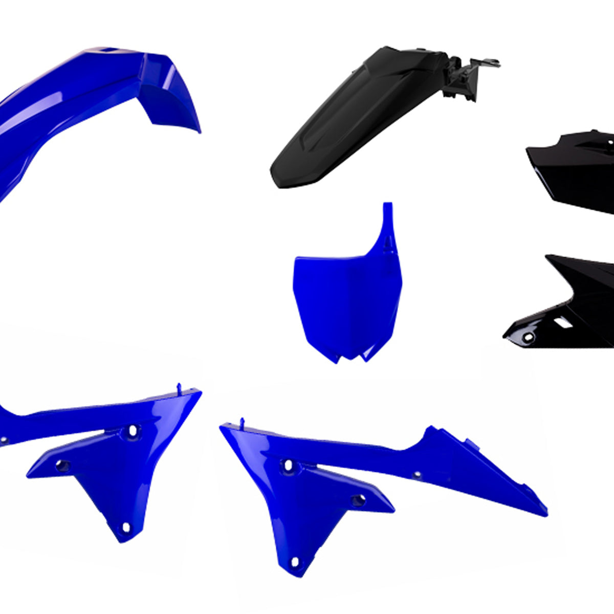 Polisport Plasticset Zwart YAMAHA YZ250F/YZ450F