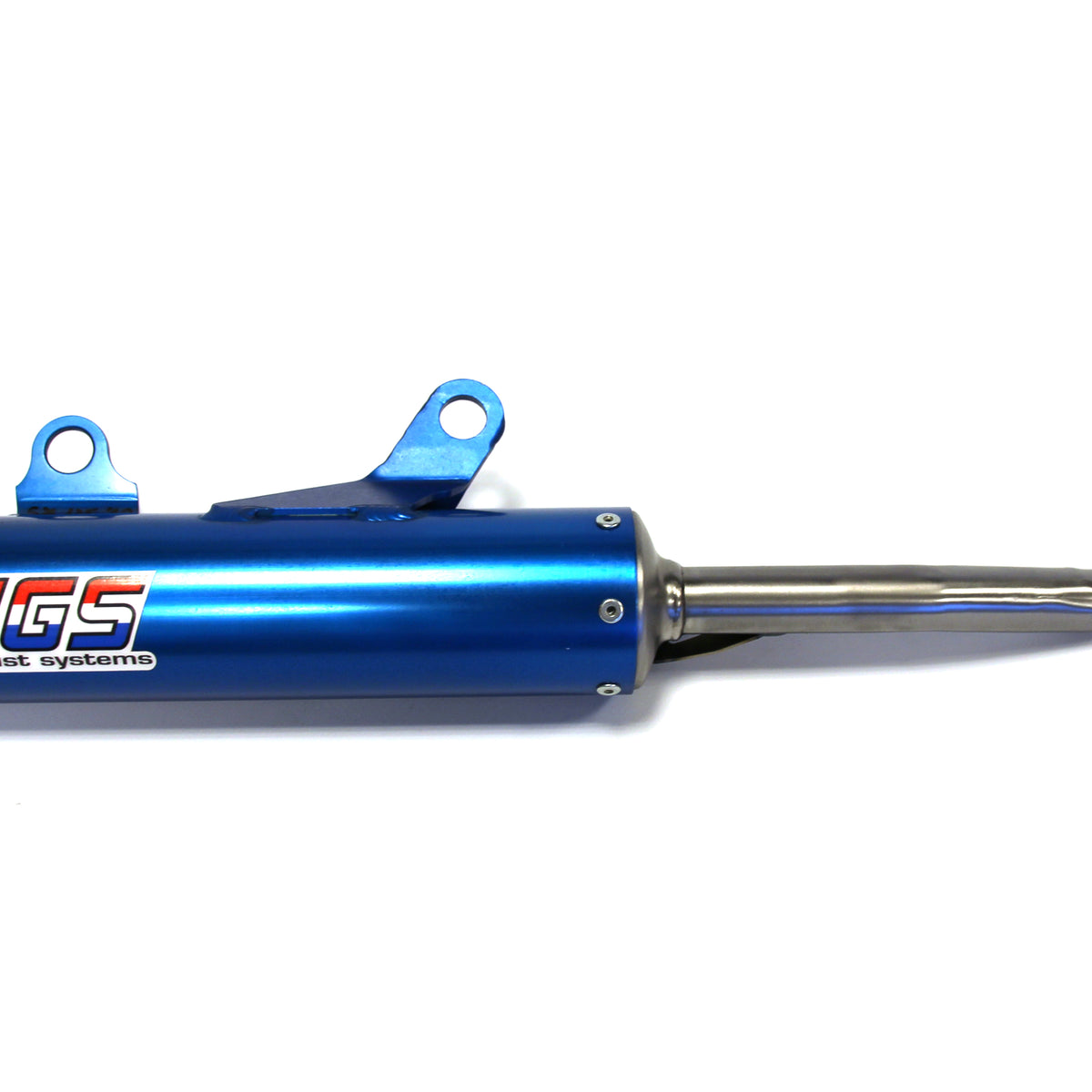 HGS Einddemper 2-takt staal blauw Gas Gas MC65 / Husqvarna TC65 / KTM 65 SX 2024-2026