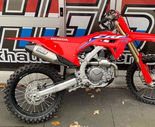 HGS Compleet uitlaatsysteem 4-takt carbon grijs Honda CRF450R 2025-2026