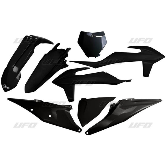 UFO Plasticset Zwart KTM 125 SX/150 SX 2019-2022