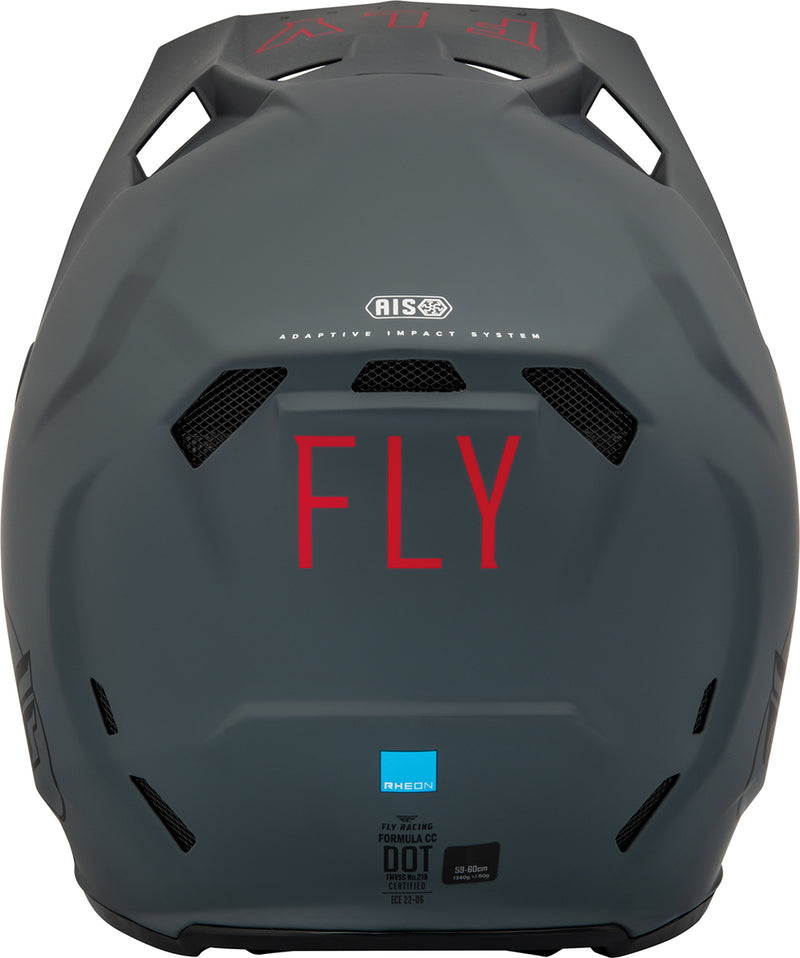 Fly Helmet Formula CC Centrum Matt Grijs Zwart