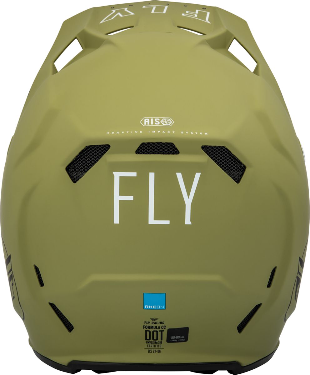 Fly Helmet Formula CC Centrum Olive Groen Zwart