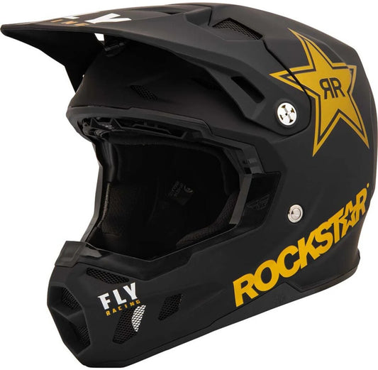 Fly Helmet Formula CC Rockstar Matt Zwart Goud