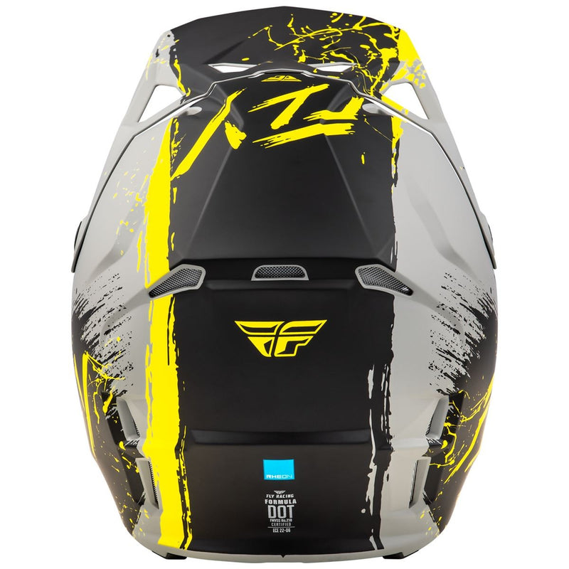 Fly Helmet Formula CP Manic Matt Zwart Geel