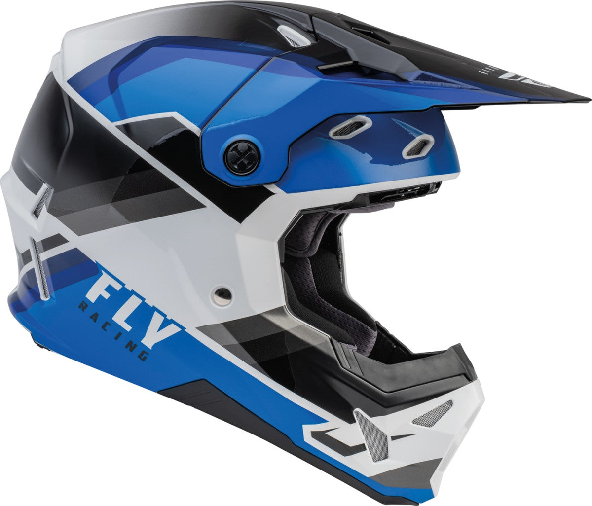 Fly Helmet Formula CP Rush Zwart Blauw Wit
