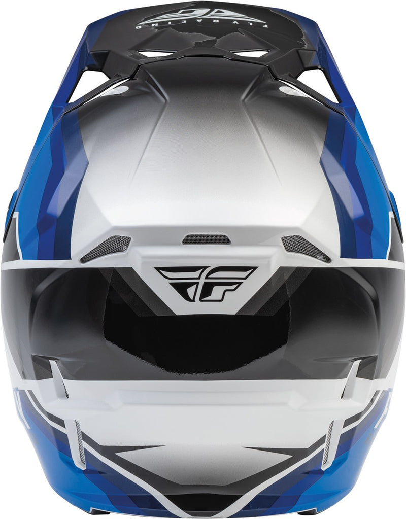 Fly Helmet Formula CP Rush Zwart Blauw Wit