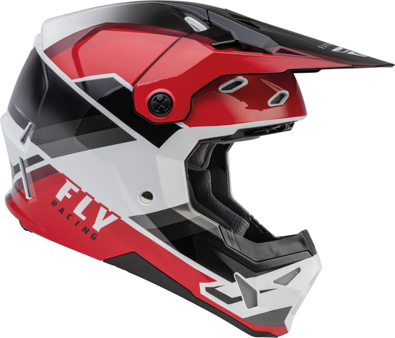 Fly Helmet Formula CP Rush Zwart Rood Wit