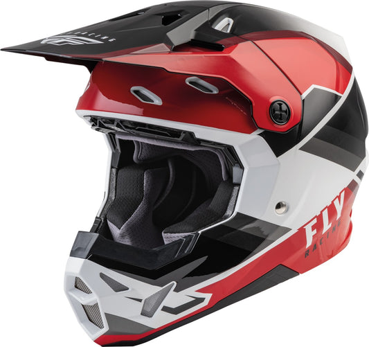 Fly Helmet Formula CP Rush Zwart Rood Wit