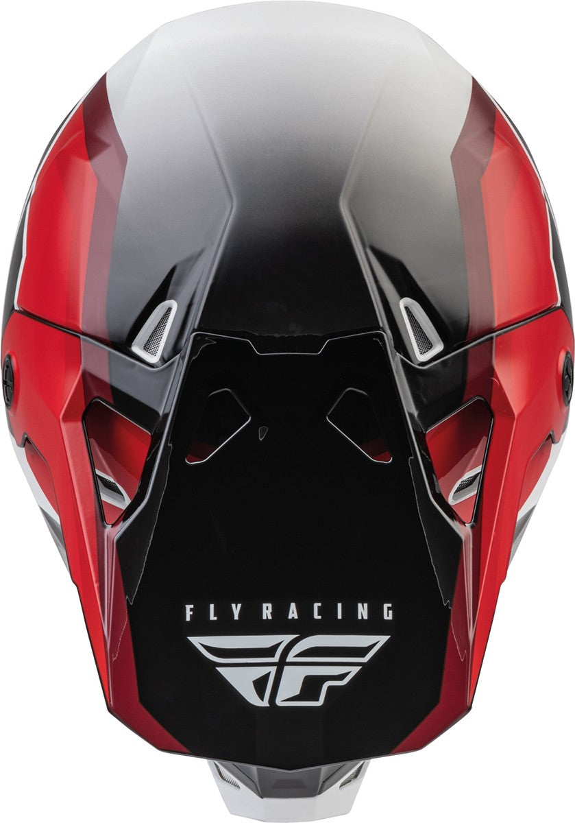 Fly Helmet Formula CP Rush Zwart Rood Wit