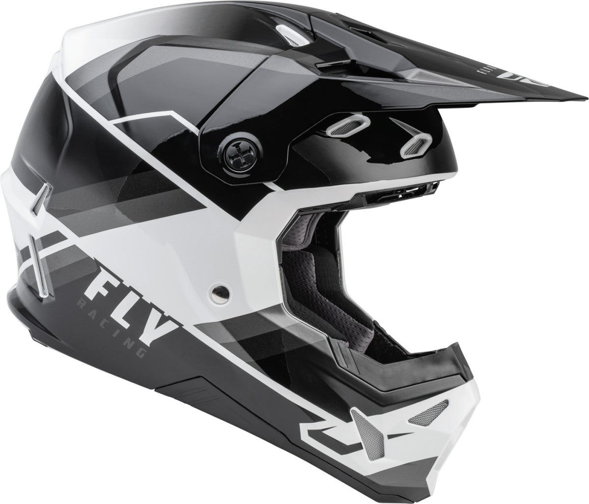 Fly Helmet Formula CP Rush Grijs Zwart Wit