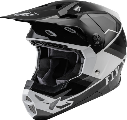 Fly Helmet Formula CP Rush Grijs Zwart Wit