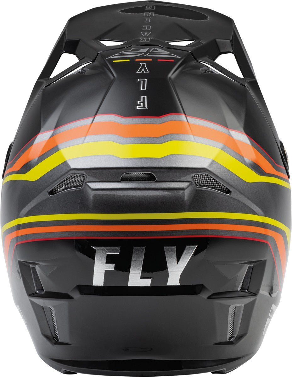 Fly Helmet Formula CP S.E. Speeder Zwart Geel Rood