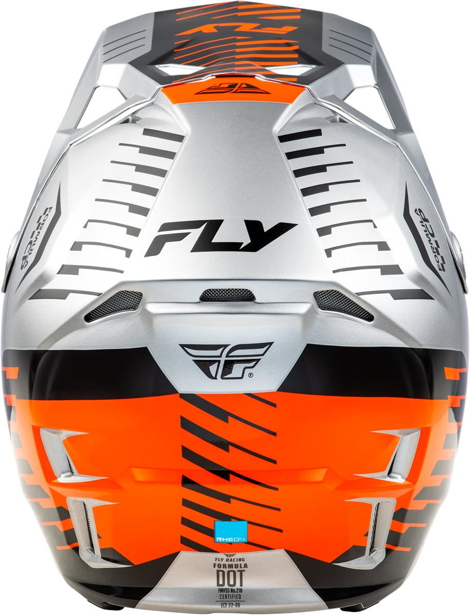 Fliegenhelm Formula CP Slice Grau Orange Schwarz