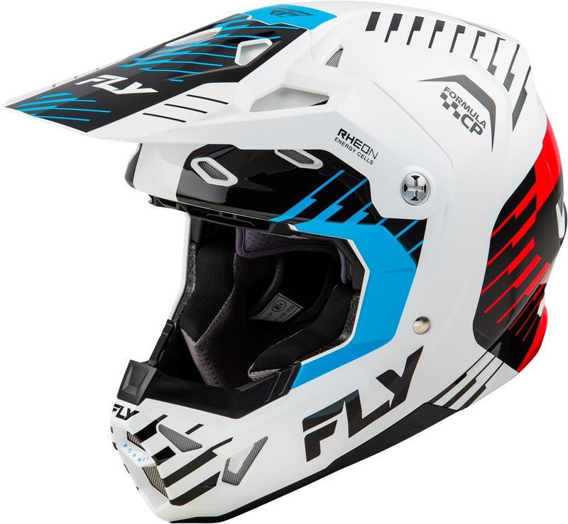 Fly Helmet Formula CP Slice Wit Rood