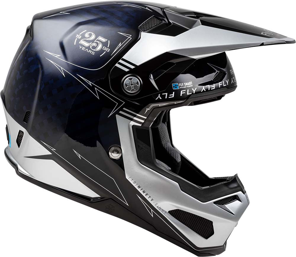 Fly Helmet Formula S Carbon Legacy Blauw