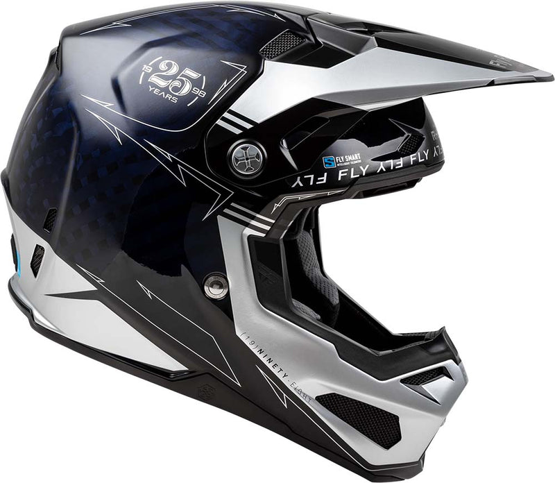Fly Helmet Formula S Carbon Legacy Blauw