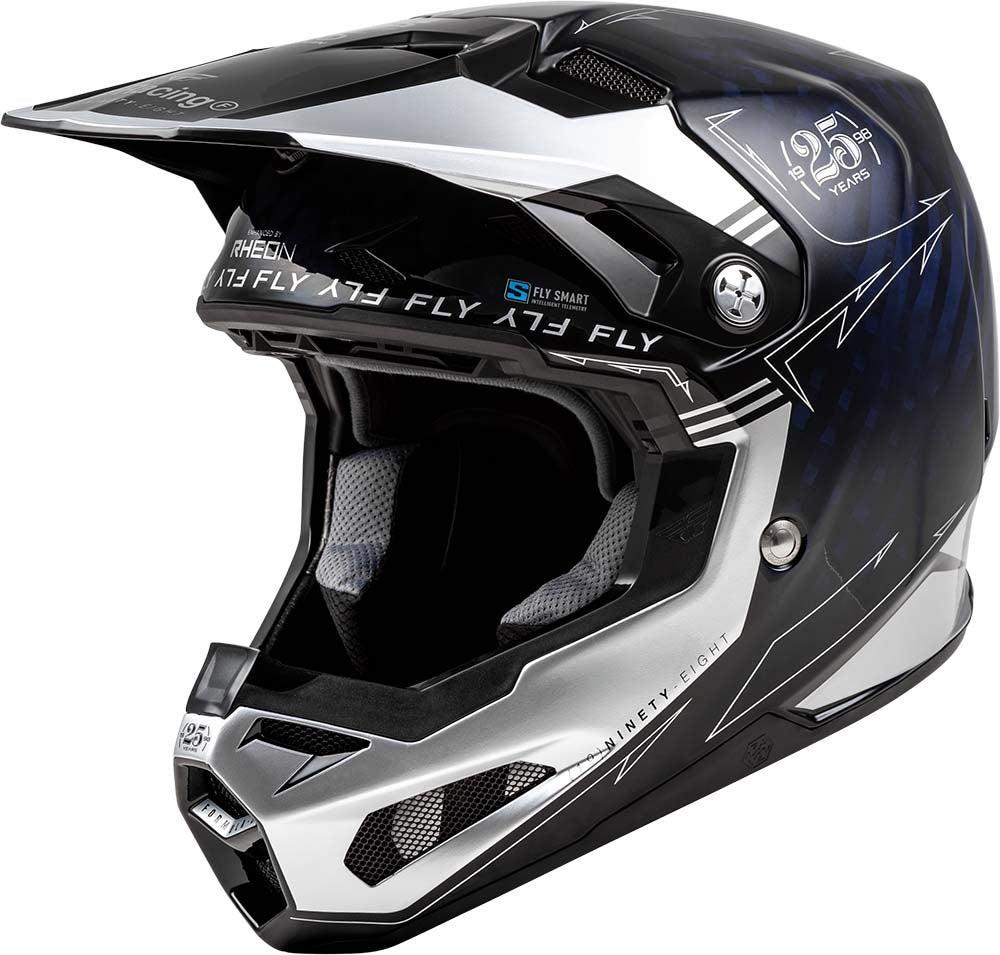 Fly Helmet Formula S Carbon Legacy Blauw