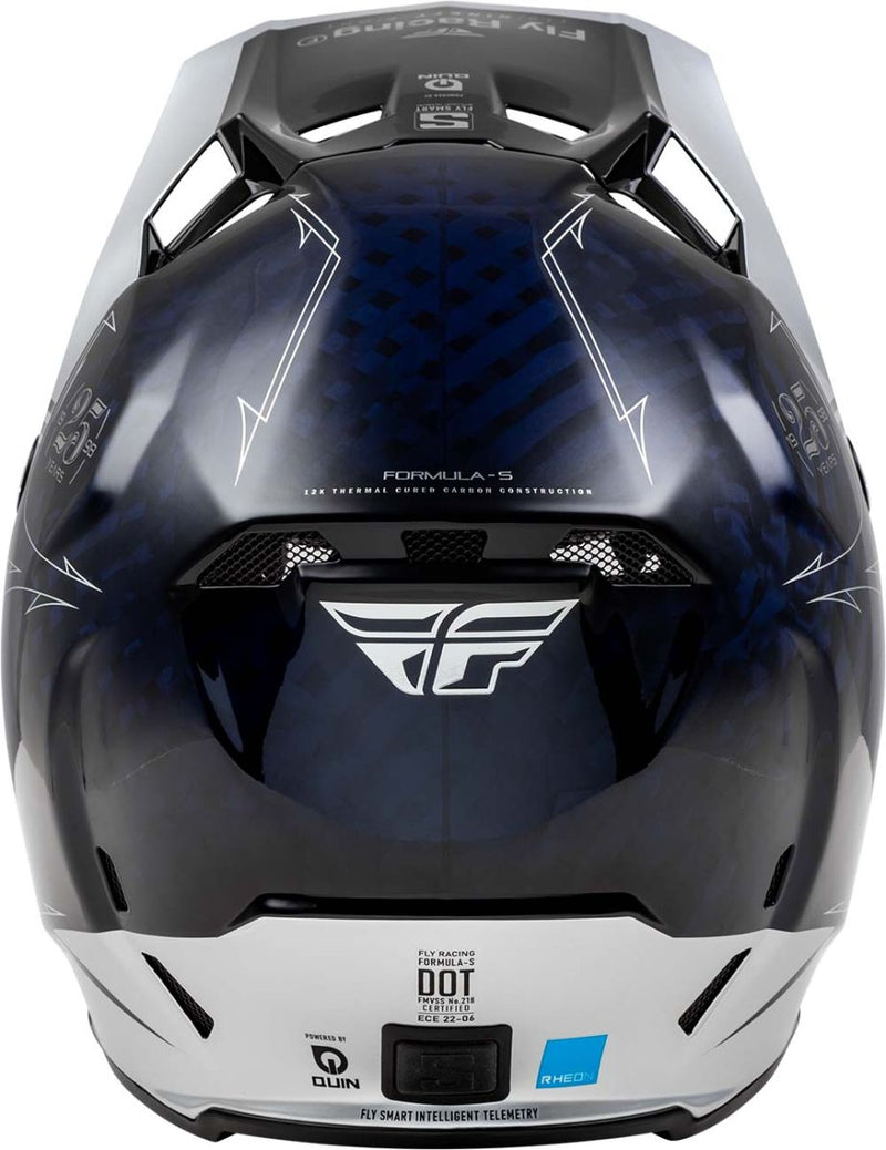 Fly Helmet Formula S Carbon Legacy Blauw