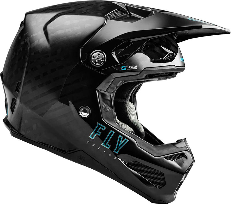 Fly Helmet Formula S Carbon Solid Zwart