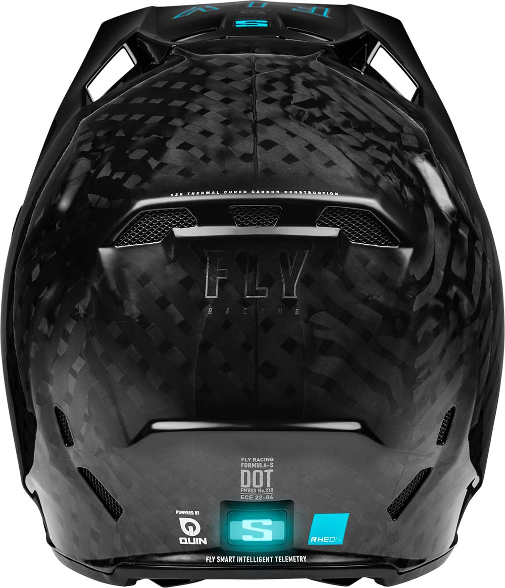 Fly Helmet Formula S Carbon Solid Zwart