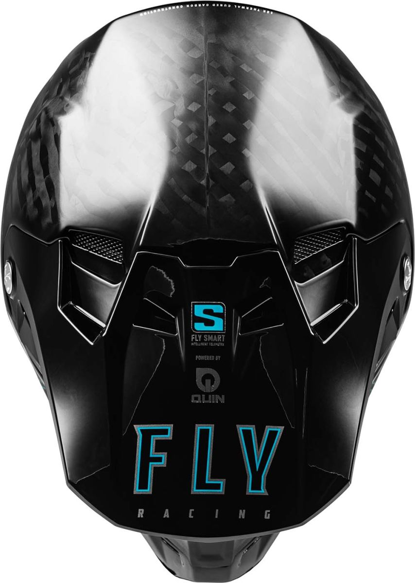 Fly Helmet Formula S Carbon Solid Zwart
